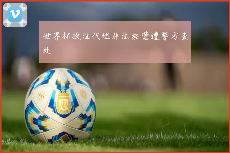 世界杯投注代理非法经营遭警方查处