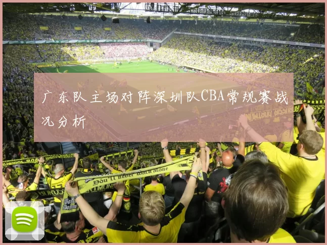 广东队主场对阵深圳队CBA常规赛战况分析